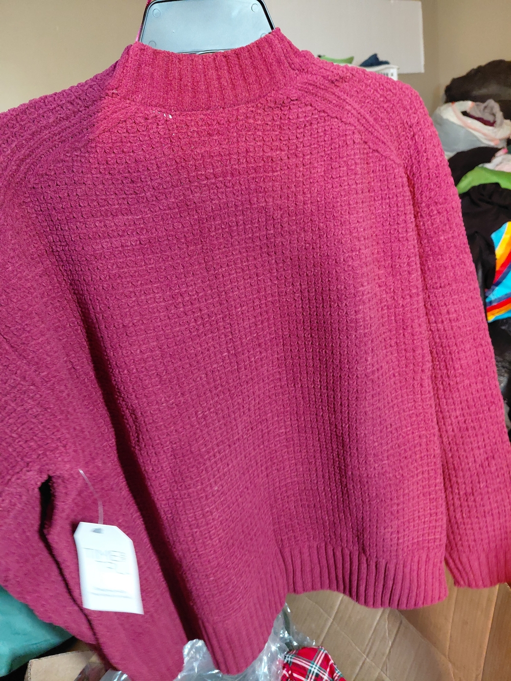 Classic Women's Crewneck Sweater - Raspberry Pink